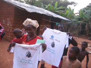 Villagers express joy and committment after BAPESU's conservation education talk